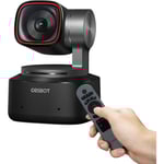 Webcam 4K - OBSBOT - Tiny 2 - Suivi IA - Capteur CMOS 1/1,5 pouce - Contrôle vocal et gestuel