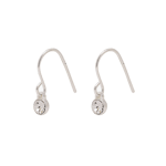 Pilgrim Lucia Earrings Crystal Silver-plated