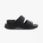 Crocs CLASSIC ALL-TERRAIN Unisex Flexible Lightweight Open-Toe Sandals Black