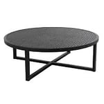 Brafab Vevi soffbord aluminium svart Ø100 cm