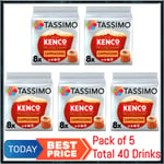 Tassimo Coffee Pods Kenco Cappuccino 5 Packs (40 Drinks)