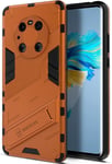 Étui Pour Mate 40 Pro Ultra Mince Robuste Pc+Tpu Couverture Arrière Armor Support Pare Chocs Anti Chute Housse Protection Pour Huawei Mate 40 Pro 6.76"" Orange