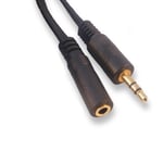 Cables 4 ALL 10m 3.5mm Jack Headphone Extension Lead M-F 3.5 Cable 10 Metre