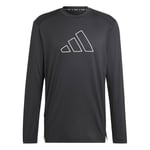 adidas Träningströja Train Icons - Svart Långärmad, storlek Large