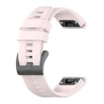 Klockarmband i Silikon för Garmin Quatix 7 Pro 22mm Rosa