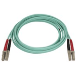 StarTech.com Aqua OM4 Duplex Multimode Fiber - 2m / 6 ft - 100