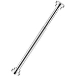 Rostfritt teleskopiskt duschdraperi utan borrning - Justerbar genom rotation - Stabilare och säkrare än duschstång, klädstång. (65-100CM)