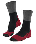FALKE Men's TK2 Explore M SO Wool Thick Anti-Blister 1 Pair Hiking Socks, Black (Black 3008), 11-12.5
