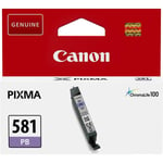 Genuine Canon CLI-581PB, Photo Blue Ink Cartridge, Pixma TS8350, TS8351, TS9150