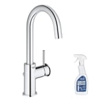 Mitigeur lavabo Start Classic taille L chromé - GROHE - Economie d'eau - Convient pour Lavabo et vasque