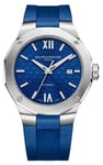 Baume & Mercier 10619 Riviera Blue Rubber Strap Watch
