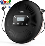 Prestige  Rechargeable  Bluetooth  Portable  CD  Player  with  FM  Transmitter