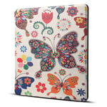Amazon Kindle Oasis (2019) stylish pattern leather flip case - Butterflies