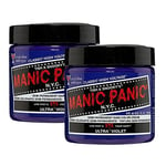 Manic Panic Ultra Violet Classic Creme Vegan Semi Permanent Hair Dye 2 x 118ml