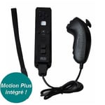 Télécommande Plus+Manette Nunchuk Noir Wii-Wii U