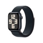 Apple Watch SE OLED 40 mm Numérique 324 x 394 pixels Écran tactile Noir Wifi GPS (satellite) - Neuf