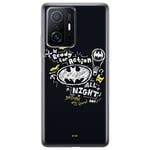 ERT GROUP Coque de téléphone Portable pour Xiaomi 11T 5G / 11T Pro 5G Original et sous Licence Officielle DC Motif Batman 014 Parfaitement adapté à la Forme du téléphone Portable, Coque en TPU