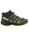 XA Pro V8 Mid CSWP JR Black/Deep Lichen Green/Safety Yell (35)