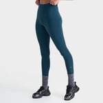 Nike Dri-FIT One Högmidjade Tights Dam M Blå Långa Träningstights