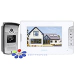 HOMSECUR 7’’ Video Door Bell System with IR Camera RFID/ Electric Lock Supported