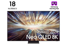 Samsung TV AI Neo QLED 85" QN800D 2024, 8K, boitier One Connect