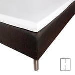 Splitlakan 200x210 cm - H-split - Vitt formsytt lakan för höj- och sänkbar säng - Bomullslakan från Høie of Scandinavia
