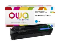 Owa - Hög Kapacitet - Cyan - Kompatibel - Återanvänd - Tonerkassett (Alternativ För: Hp 207X) - För Hp Color Laserjet Pro M255dw, M255nw, Mfp M282nw, Mfp M283cdw, Mfp M283fdn, Mfp M283fdw