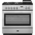 Rangemaster Professional Plus FX PROP90FXDFFSS/C 90cm Dual Fuel Range Cooker - Stainless Steel / Chrome A Rated
