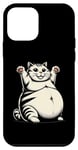 Coque pour iPhone 12 mini Motif de gros chat amusant pour les amoureux des animaux