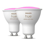 Philips Hue White & Color Ambiance GU10 x2