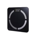 BMI Digital Personvåg Max 180KG med Bluetooth & APP-kontroll - Svart