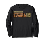 Cat Dog Owner I Smell Unconditional Love And The Litter Box Long Sleeve T-Shirt