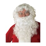 Bristol Novelty Mens Classic Santa Claus Beard & Wig Set BN4912
