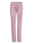 Del Ray Classic Velour Pant Pocket Design Pink Juicy Couture