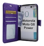 Crazy Horse Wallet Motorola Moto G8 Power (Lila)