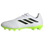 adidas Mixte Copa Pure.3 Multi-Ground Boots Football Shoes, FTWR White/Core Black/Lucid Lemon, 43 1/3 EU