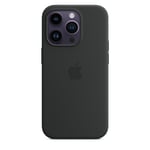 Coque en silicone avec MagSafe pour iPhone 14 Pro Minuit - Neuf