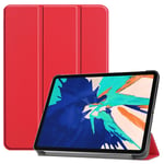 Flipfodral för iPad Pro 12.9-tum 2020 Sleep/ Wake-up funktion röd