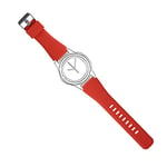 SYSTEM-S Bracelet flexible en silicone 22 mm pour montre connectée Samsung Galaxy Watch 4 Rouge