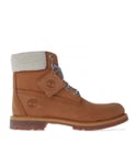 Timberland Womenss 6 Inch Premium Boots in Wheat - Natural Leather Size UK