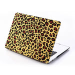 Skal till MacBook Pro 15" - Gul Leopard - TheMobileStore Macbook Pro 15"
