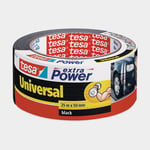 Tesa Silvertejp Universal Extra Power, 48 mm x 25 meter, svart