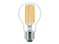 Philips - LED-glödlampa med filament - form: A60 - klar finish - E27 - 5.2 W (motsvarande 75 W) - klass A - varmt vitt ljus - 2700 K