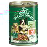 James Wellbeloved Adult Dog Grain Free Hypoallergenic Paté med kyckling - Ekonomipack: 24 x 400 g