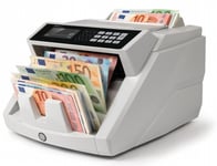 Safescan 2465-S - Sedelräknare - Förfalskningsdetektering - Automatisk - Eur, Gbp, Chf, Usd, Pln, Sek, Nok - Grå