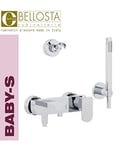 Bellosta 01 – 7201/mitigeur de douche encastré avec douchette, support et bouche baignoire, chrome