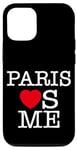 Coque pour iPhone 14 Pro Paris Loves Me, I Really Love Paris Illustration Fashion