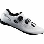 Shimano RC7 (RC701) SPD-SL Shoes, White, Size 50 Wide