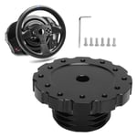 Auto Steering Wheel Adapter Black Precise For Thrustmaster T300 T500 PCD 73mm