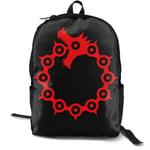 Kimi-Shop The Seven Deadly Sins-Dragon Sin Anime Cartoon Cosplay Canvas Shoulder Bag Backpack Fashion Lightweight Travel Daypacks School Backpack Laptop Backpack
